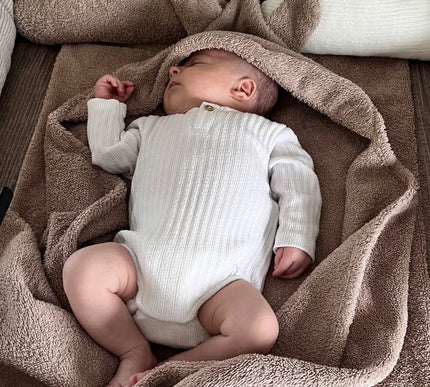 Baby Badetuch Dunkelbeige - The Present Company