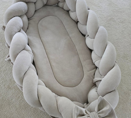 Baby Nestchen 2 in 1 Hellbeige - The Present Company