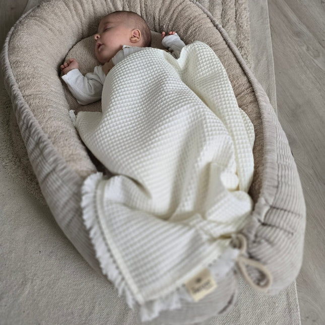 Baby Nestchen Cord Altrosa - The Present Company