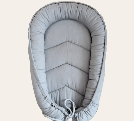 Baby Nestchen Leinen Grau - The Present Company