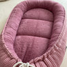 Baby Nestchen Waffelpiqué Altrosa - The Present Company