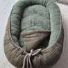 Baby Nestchen Waffelpiqué Armeegrün - The Present Company