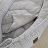Baby Nestchen Waffelpiqué Hellgrau - The Present Company