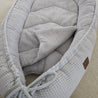 Baby Nestchen Waffelpiqué Hellgrau - The Present Company