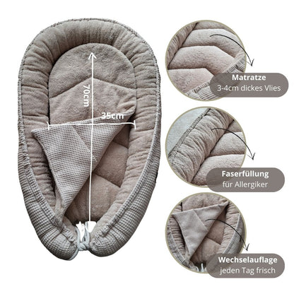 Baby Nestchen Waffelpiqué - The Present Company