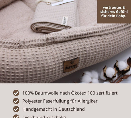 Baby Nestchen Waffelpiqué Hellmint - The Present Company