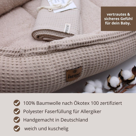 Baby Nestchen Waffelpiqué - The Present Company