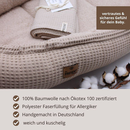 Baby Nestchen Waffelpiqué - The Present Company