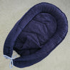 Baby Nestchen Waffelpiqué Marineblau - The Present Company