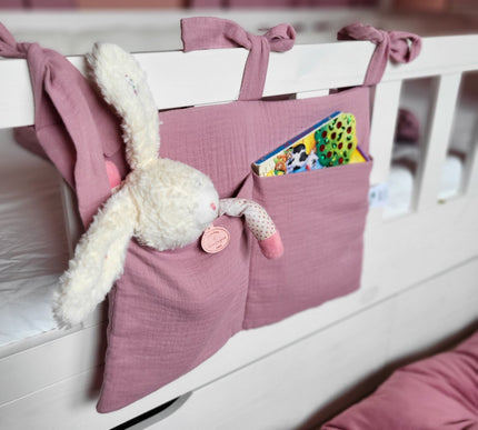 Bett Organizer Musselin - The Present Company