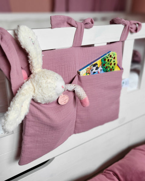 Bett Organizer Musselin - The Present Company