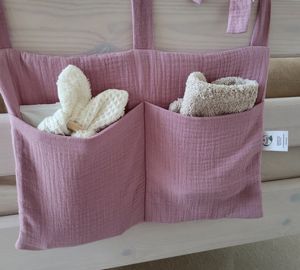 Bett Organizer Musselin - The Present Company