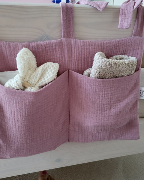 Bett Organizer Musselin - The Present Company