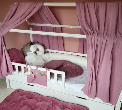 Bett Organizer Musselin - The Present Company