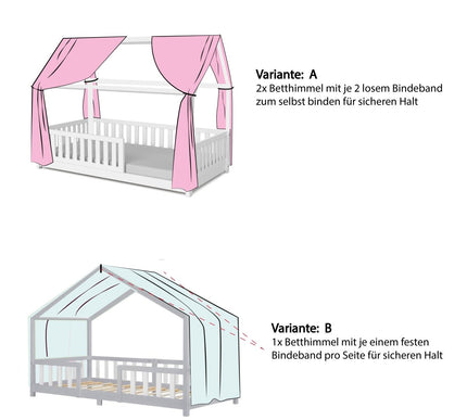 Betthimmel für Hausbett - Musselin - The Present Company