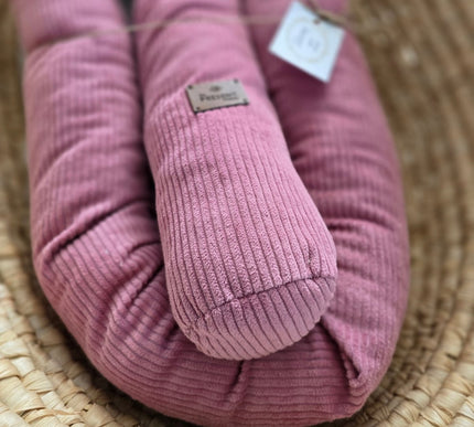 Bettschlange Cord Altrosa - The Present Company