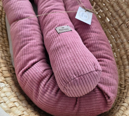 Bettschlange Cord Altrosa - The Present Company