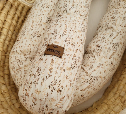 Bettschlange Druck Bohoblume - The Present Company