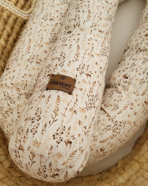 Bettschlange Druck Bohoblume - The Present Company