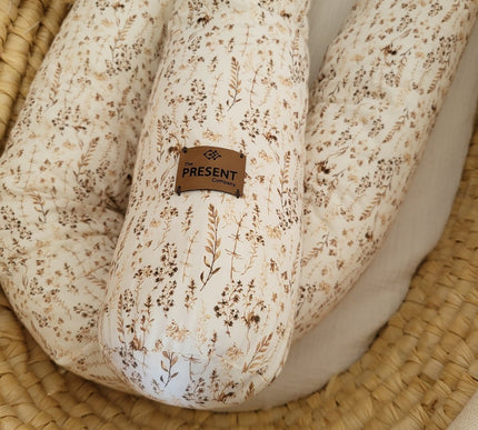 Bettschlange Druck Bohoblume - The Present Company