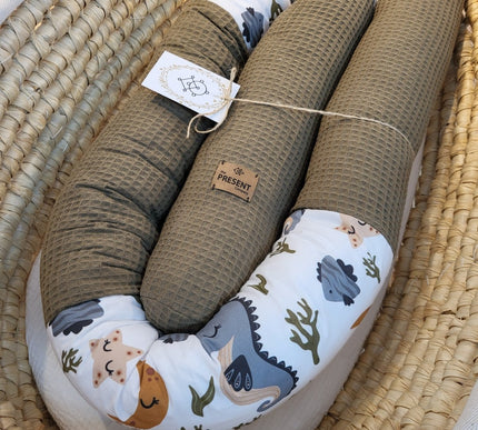 Bettschlange Kombi Meerwelt Armeegrün - The Present Company