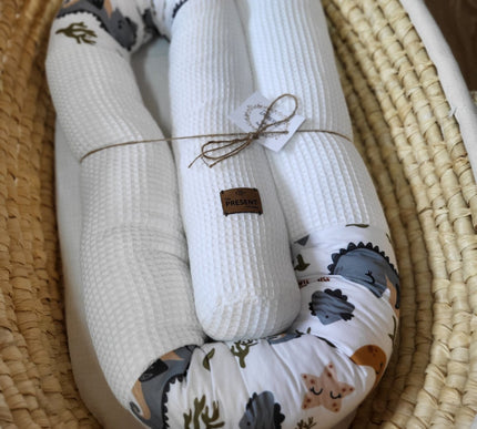 Bettschlange Kombi Meerwelt Cremeweiß - The Present Company