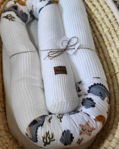 Bettschlange Kombi Meerwelt Cremeweiß - The Present Company