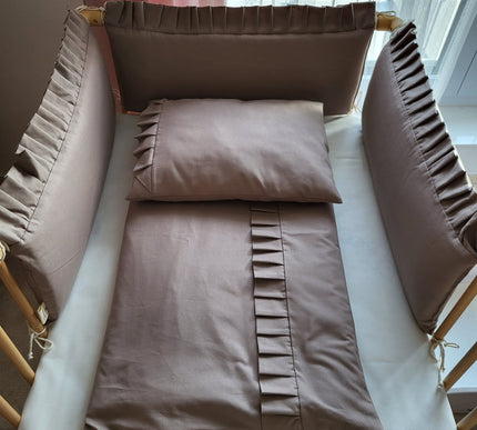 Bettumrandung 3 - er Set für Babybett, Beistellbett - The Present Company