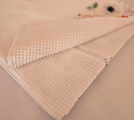 Bezug für Wickelauflage Druck Bambi Cremeweiß - The Present Company