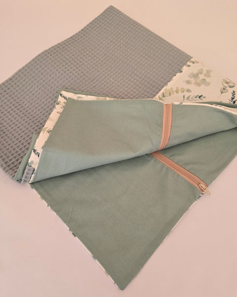 Bezug für Wickelauflage Druck Eukalyptus - The Present Company