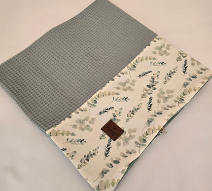 Bezug für Wickelauflage Druck Eukalyptus - The Present Company