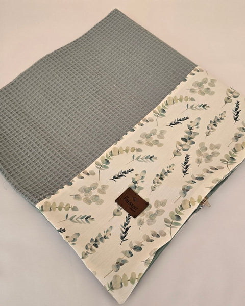 Bezug für Wickelauflage Druck Eukalyptus - The Present Company