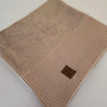 Bezug für Wickelauflage Waffelpiqué Dunkelbeige - The Present Company