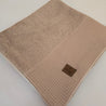 Bezug für Wickelauflage Waffelpiqué Dunkelbeige - The Present Company