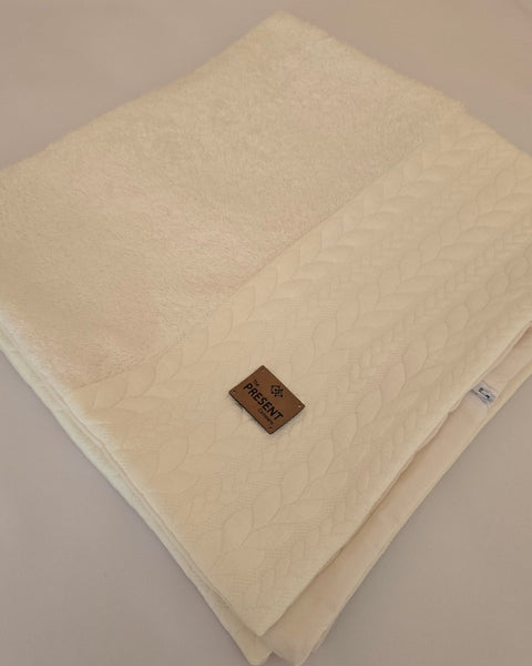 Wickelauflagenbezug Zopfmuster - The Present Company