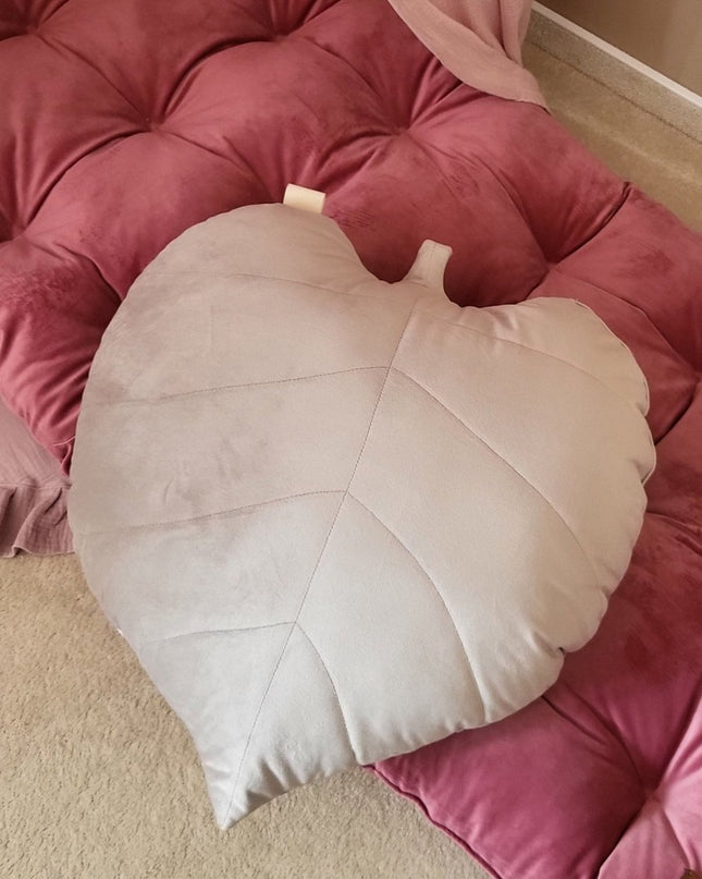 Dekokissen Blatt aus Samt - The Present Company