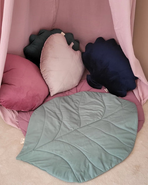 Dekokissen Muschel aus Samt - The Present Company