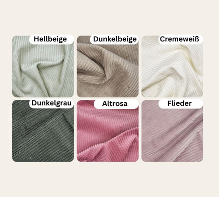 Dekokissen Wolken Cord/Frottee 2er Set - The Present Company