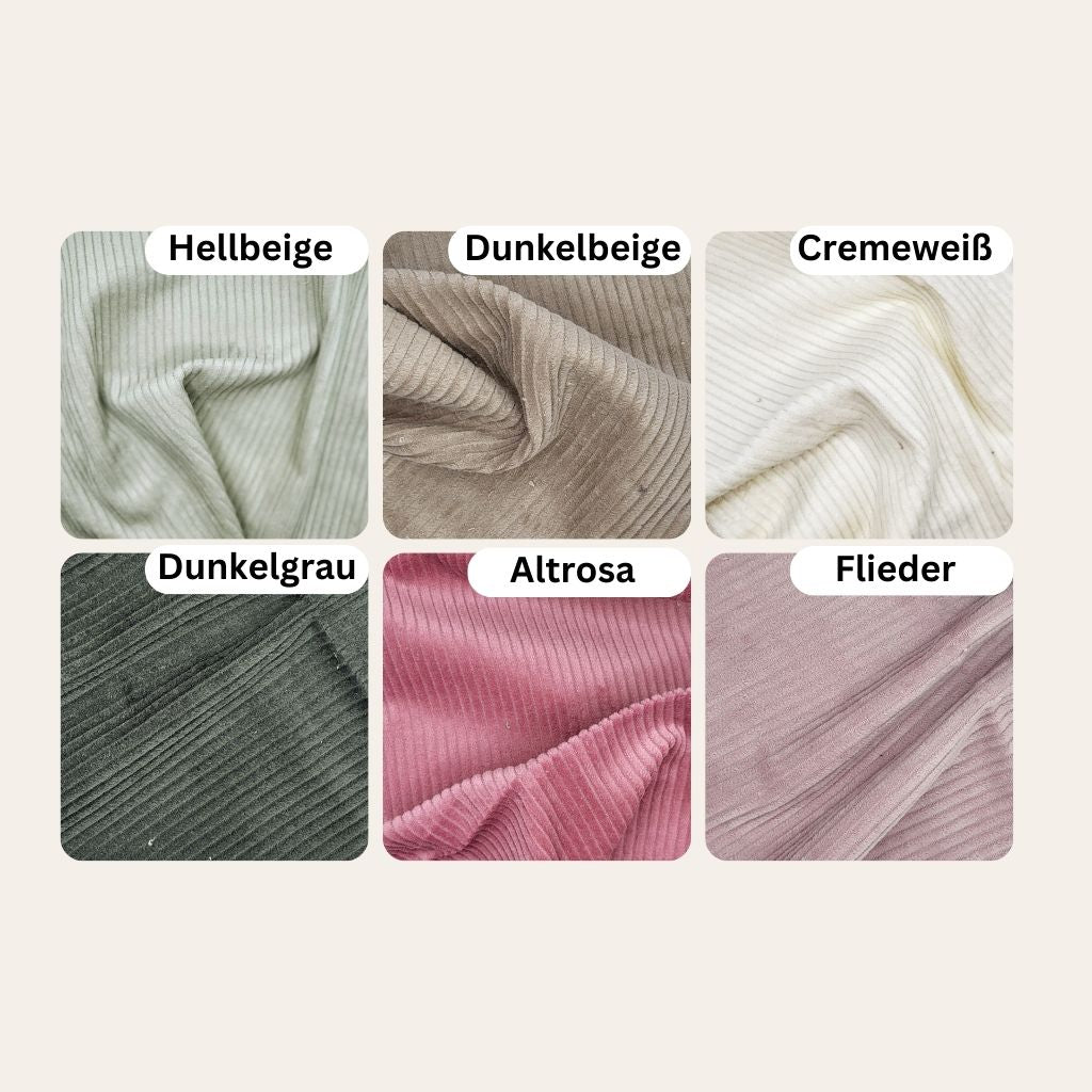 Dekokissen Wolken Cord/Frottee 2er Set - The Present Company