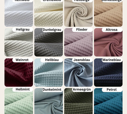 Dekokissen Wolken Waffelpique /Frottee 2er Set - The Present Company