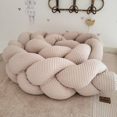 Geflochtene Bettschlange - Waffelpique - The Present Company