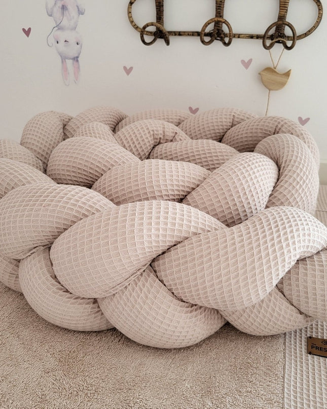 Geflochtene Bettschlange - Waffelpique - The Present Company