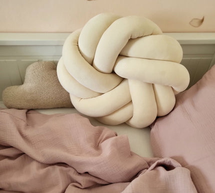 Geflochtenes Rundkissen - The Present Company