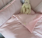 Decke 100x120 Kissen 35x40 / Hellrosa