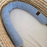 Kinder - , Stubenwagenschlange Frottee Hellblau - The Present Company