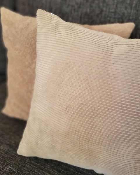 Kissenbezug aus Cord und Frottee - The Present Company