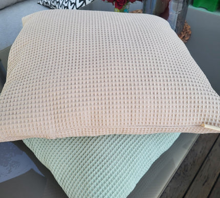 Kissenbezug aus Waffelpique - The Present Company