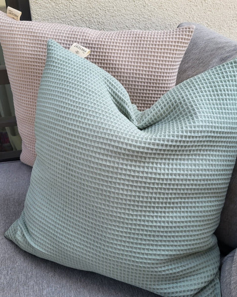 Kissenbezug aus Waffelpique - The Present Company