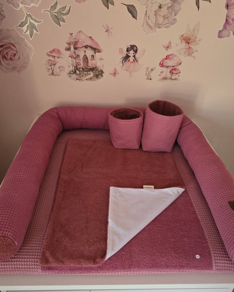 Wickelauflage L Set Waffelpique - The Present Company