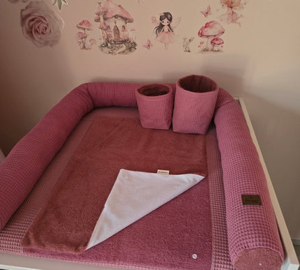 Wickelauflage L Set Waffelpique - The Present Company